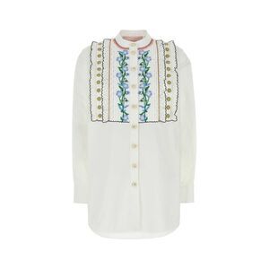 Valentino Garavani Women White Poplin Shirt